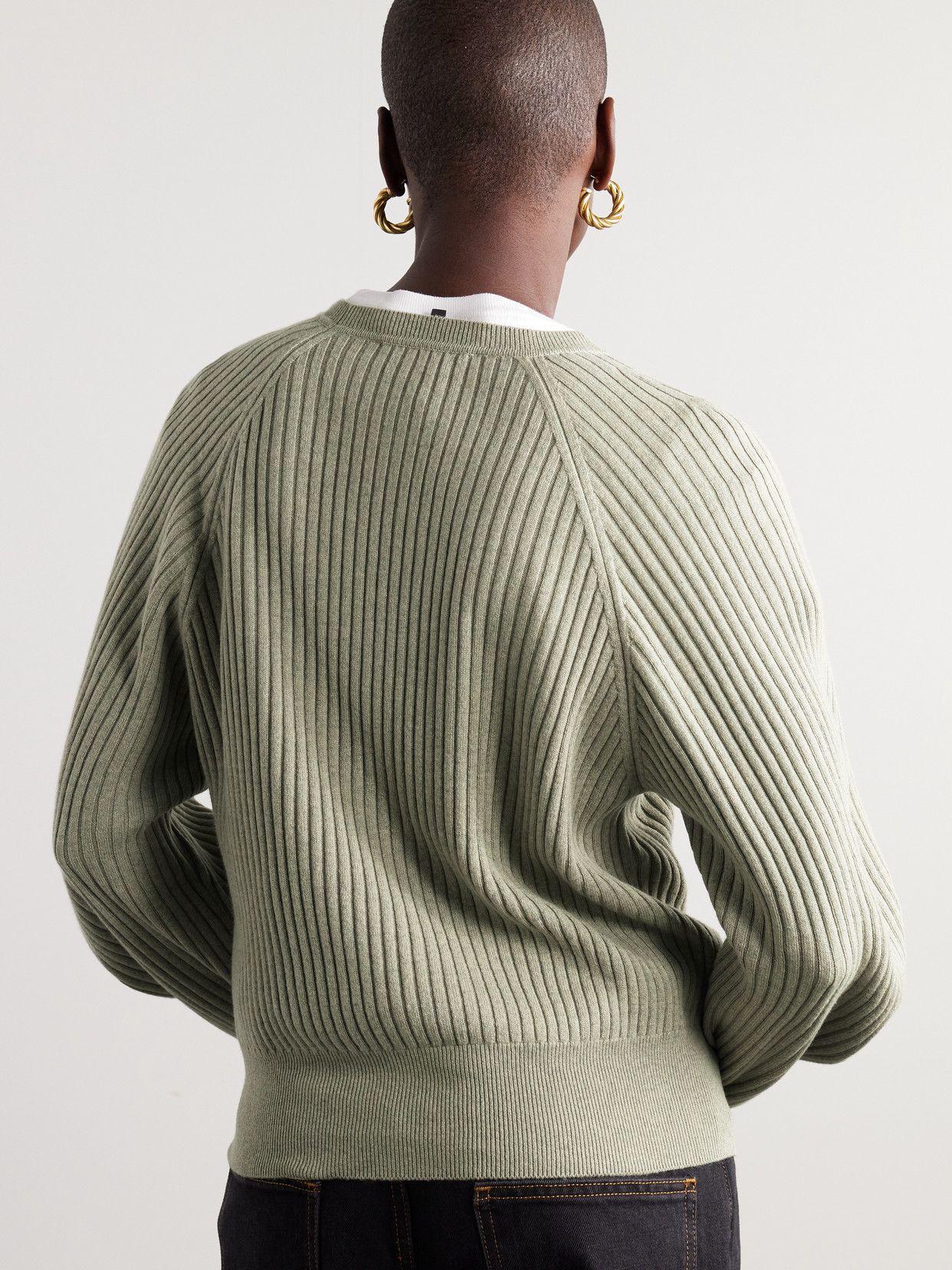 Ribbed Cashmere Sweater