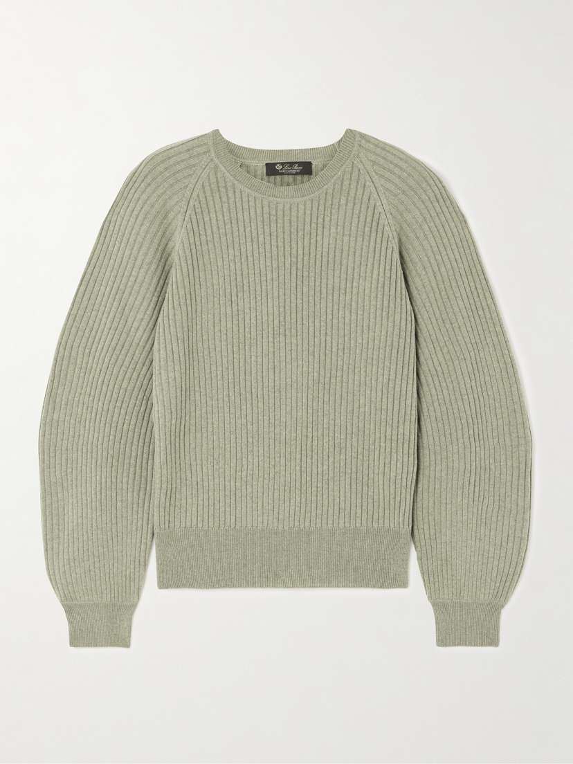 Loro Piana Ribbed Cashmere Sweater
