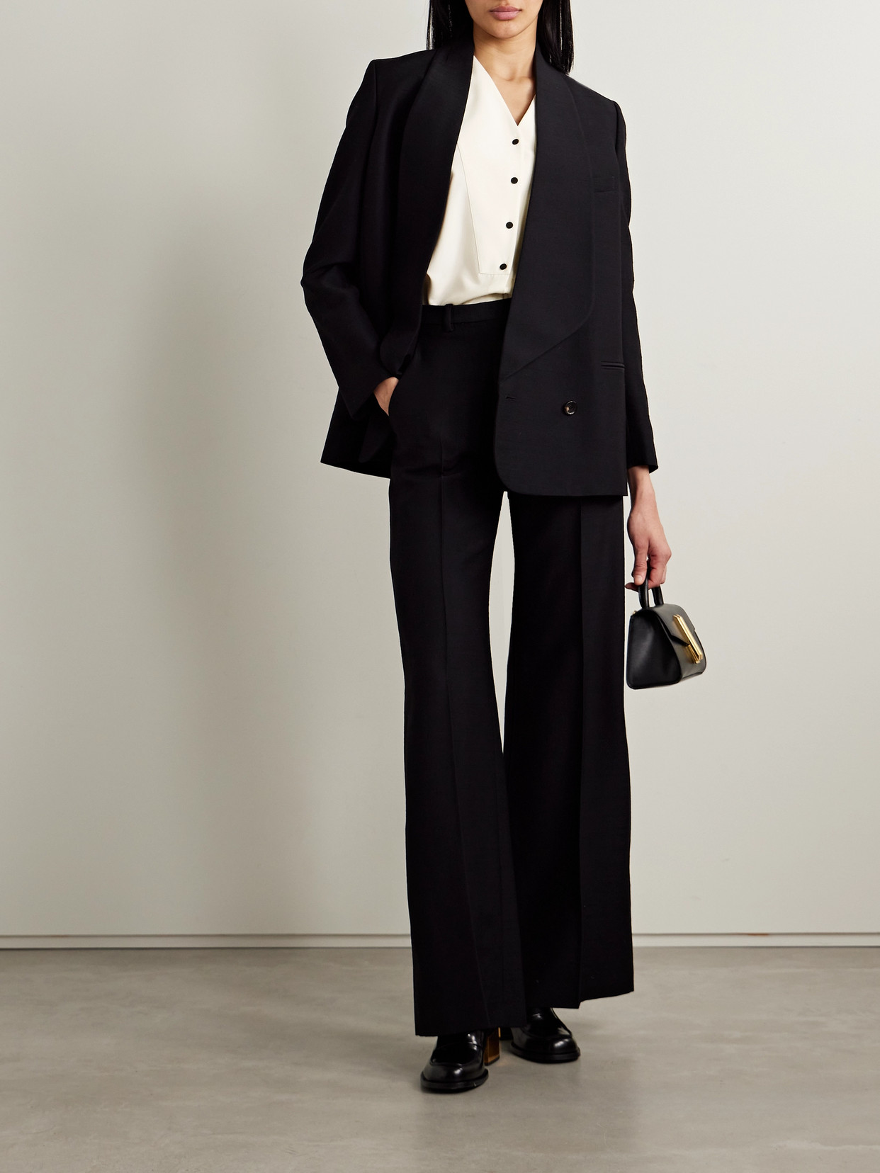 Loro Piana Silk Vest In White