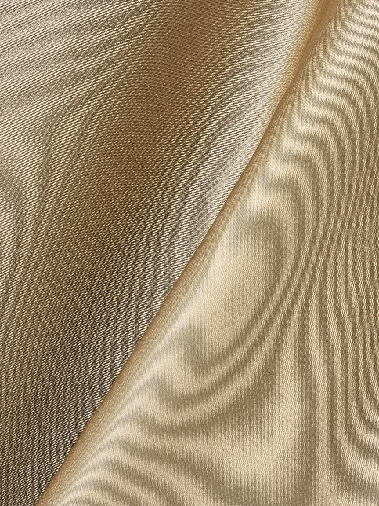 Button-Detailed Silk-Satin Top
