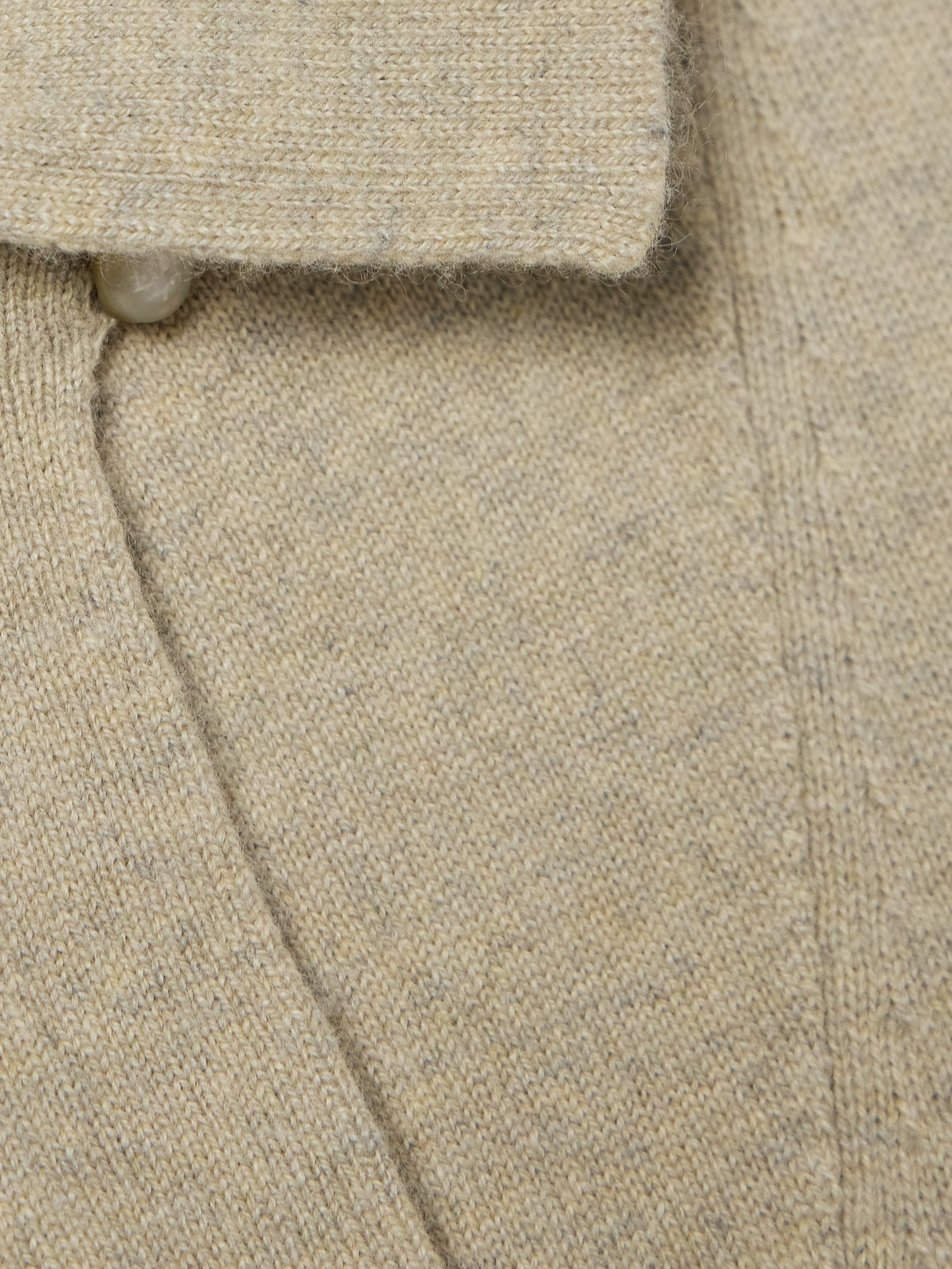 Loro Piana Cashmere Polo Sweater In Neutrals
