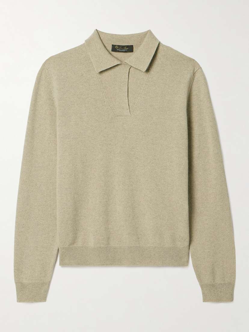 Loro Piana Cashmere Polo Sweater