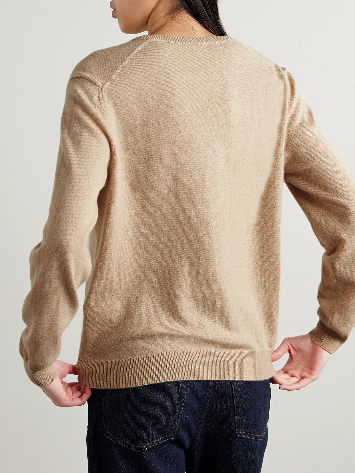 Shop Loro Piana Cashmere Sweater In Neutrals