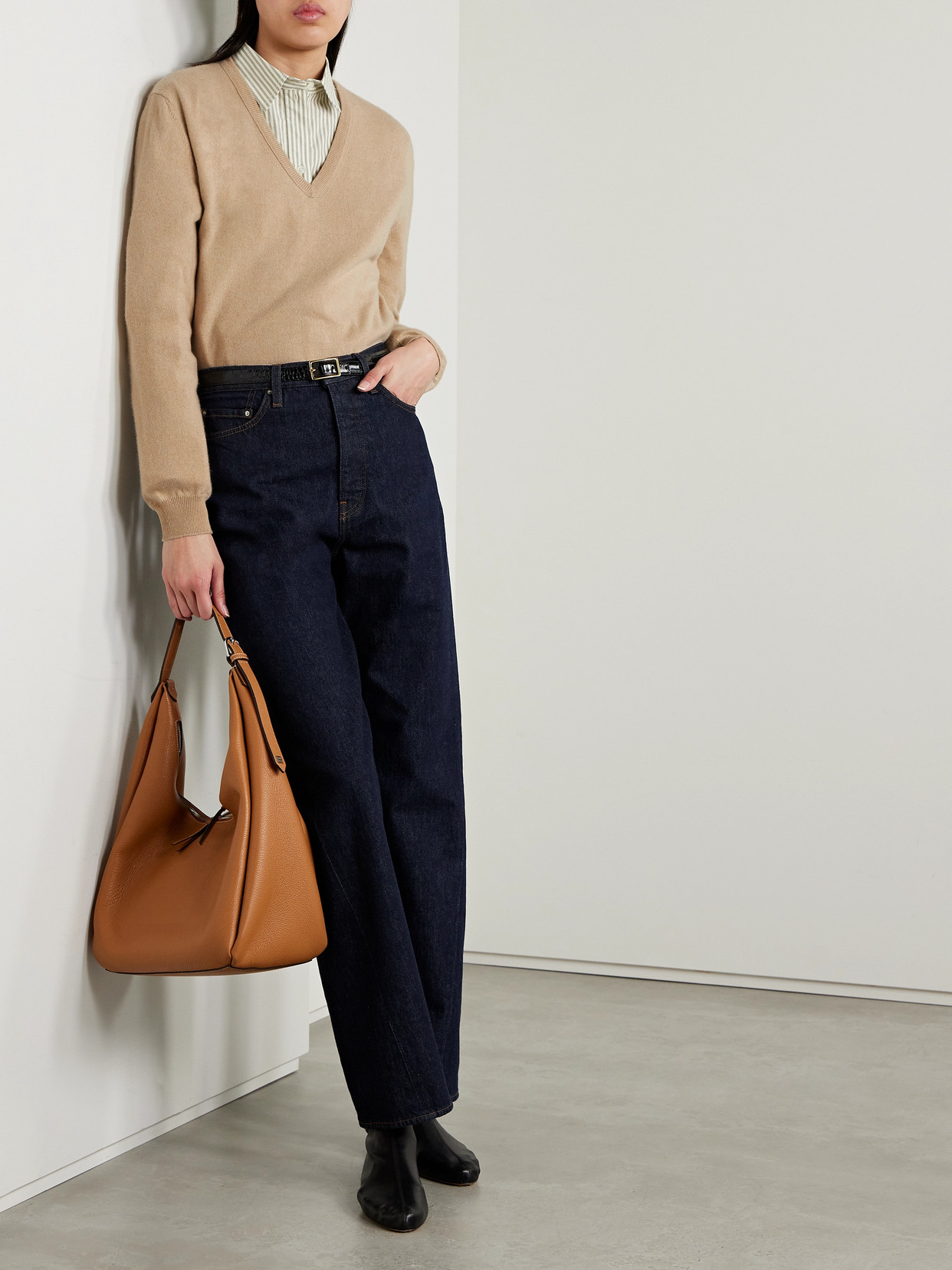 Loro Piana Cashmere Sweater In Neutrals