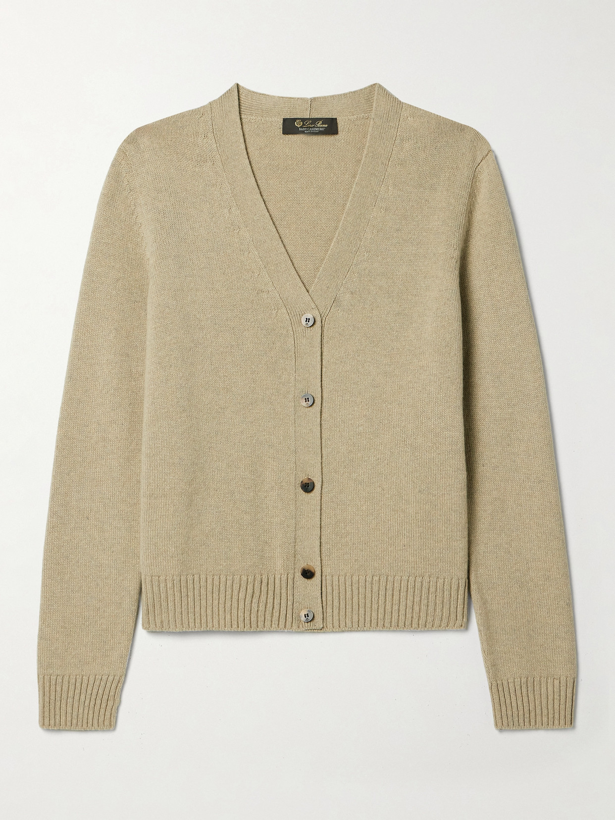 Loro Piana Cashmere Cardigan In Neutrals