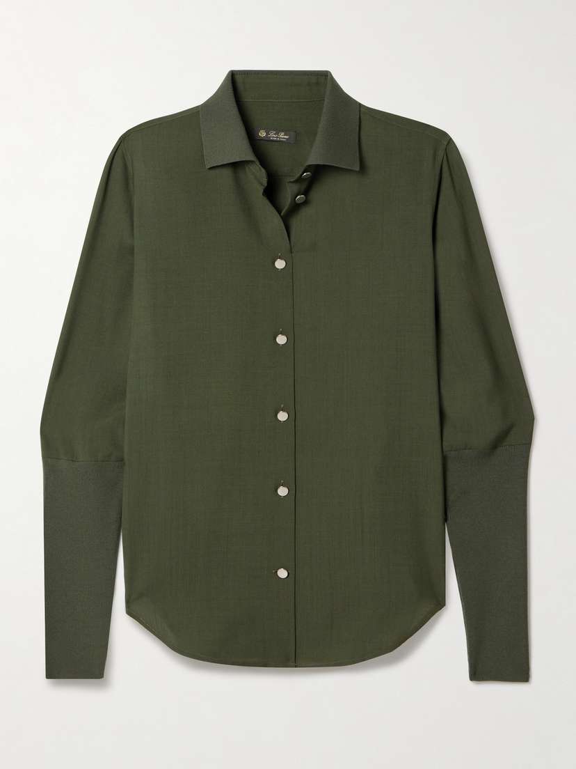 Loro Piana Leela Wool Shirt
