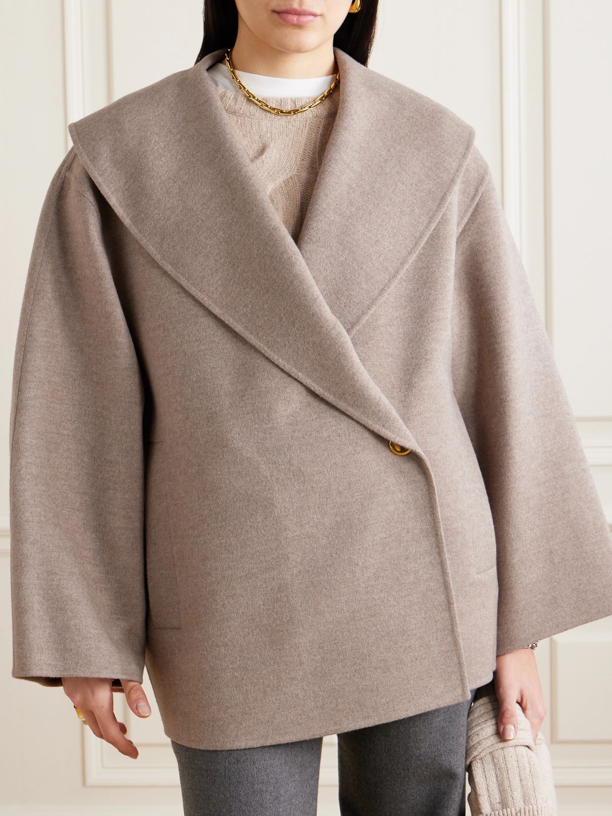 LOROPIANA 캐시미어 코트