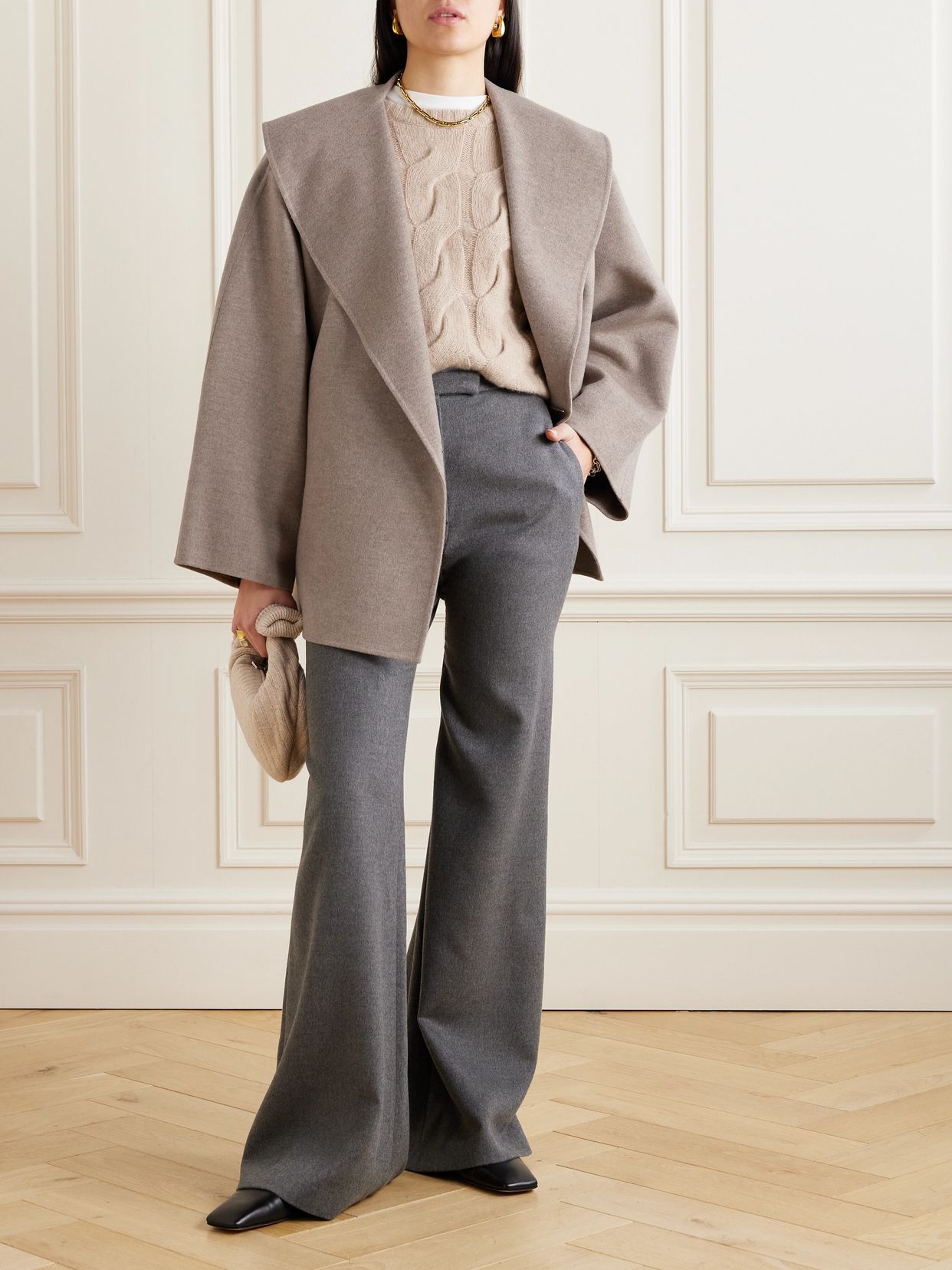 LOROPIANA 캐시미어 코트