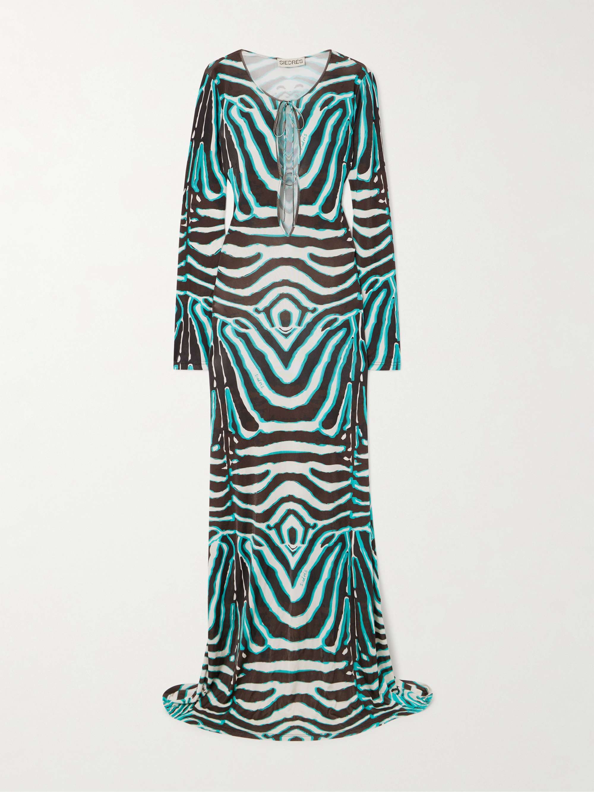 Zebra print satin dress new arrivals