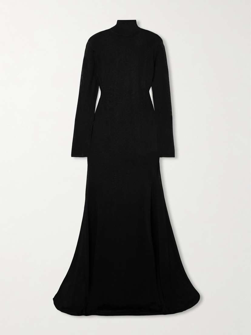 Tom Ford Knitted Turtleneck Maxi Dress