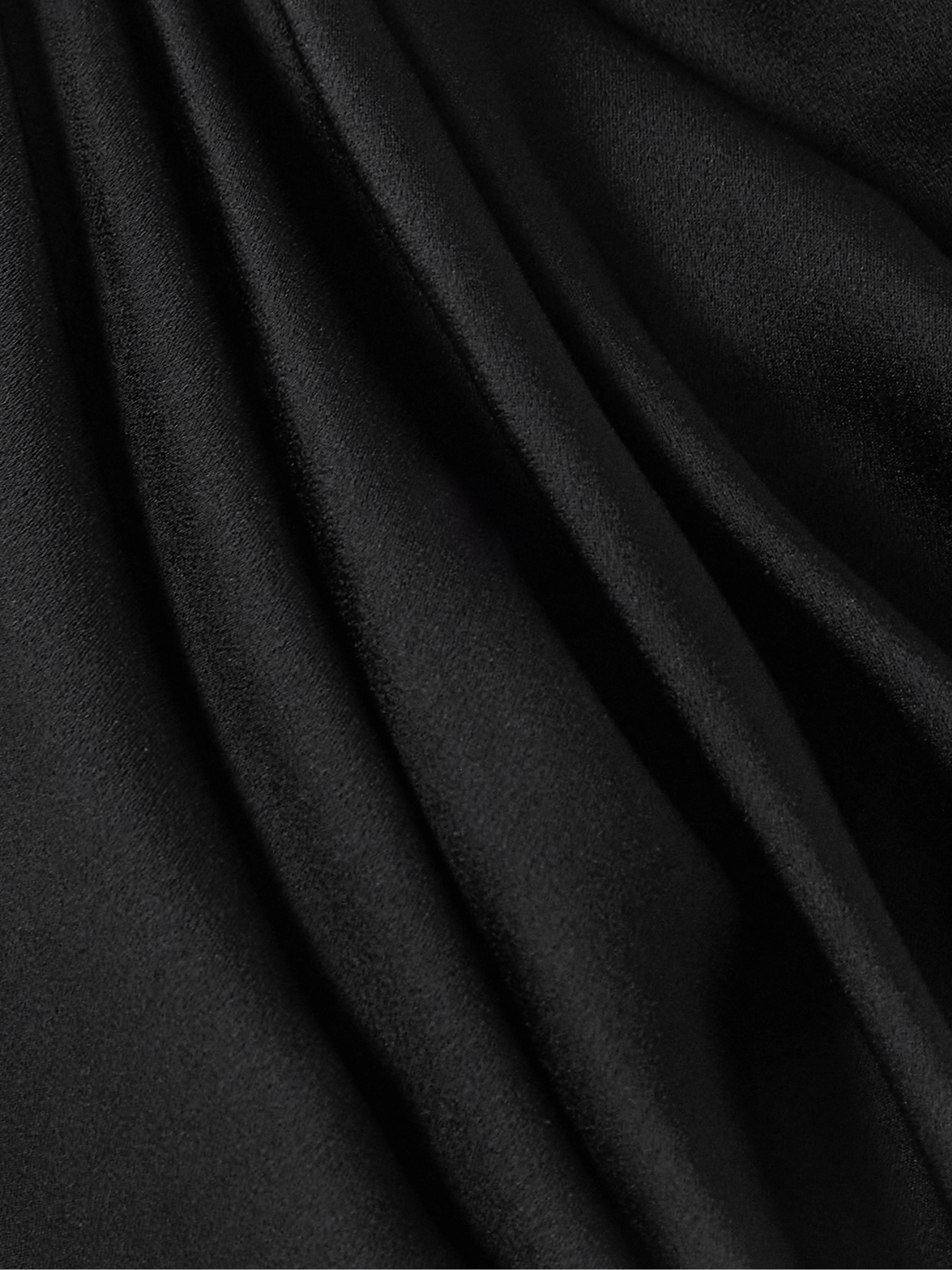Stella McCartney Draped satin maxi dress