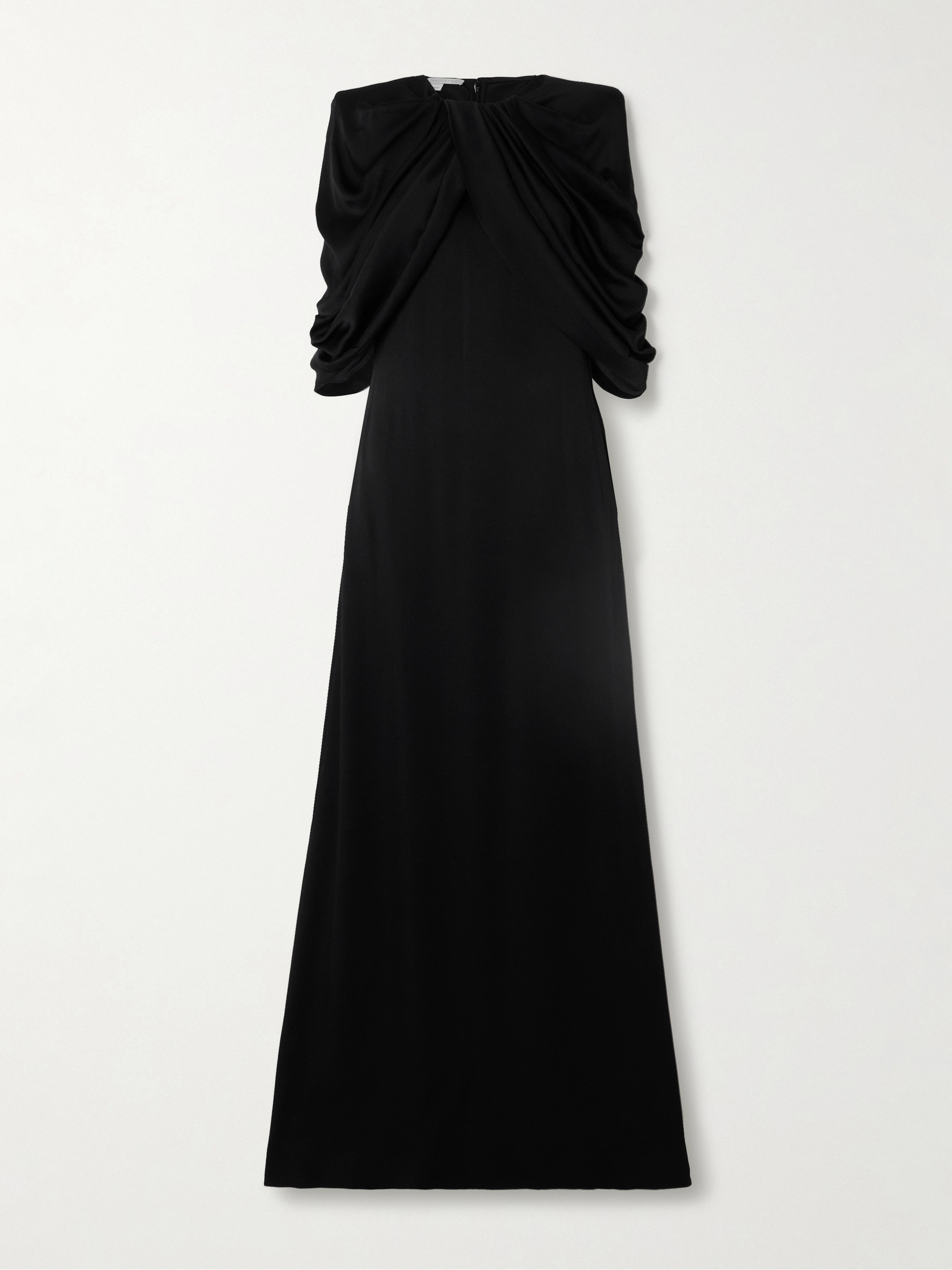 Stella McCartney Draped satin maxi dress