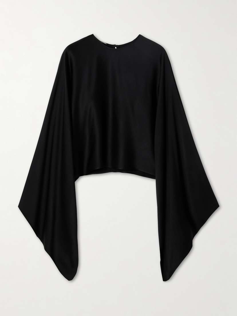 Stella McCartney Asymmetric Satin Blouse