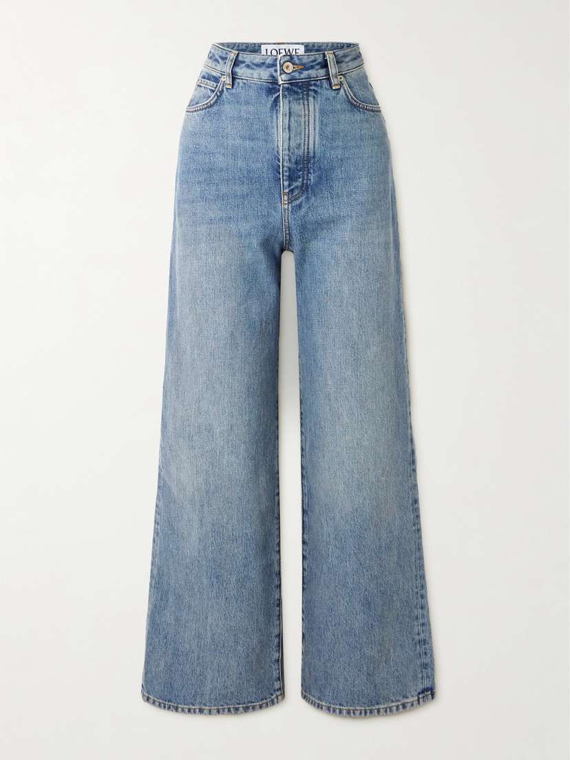 Loewe High-rise Wide-leg Jeans