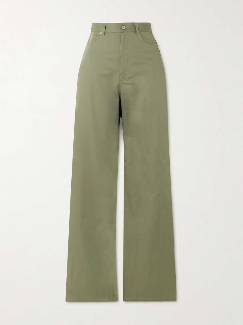 Loewe Cotton-twill Straight-leg Pants