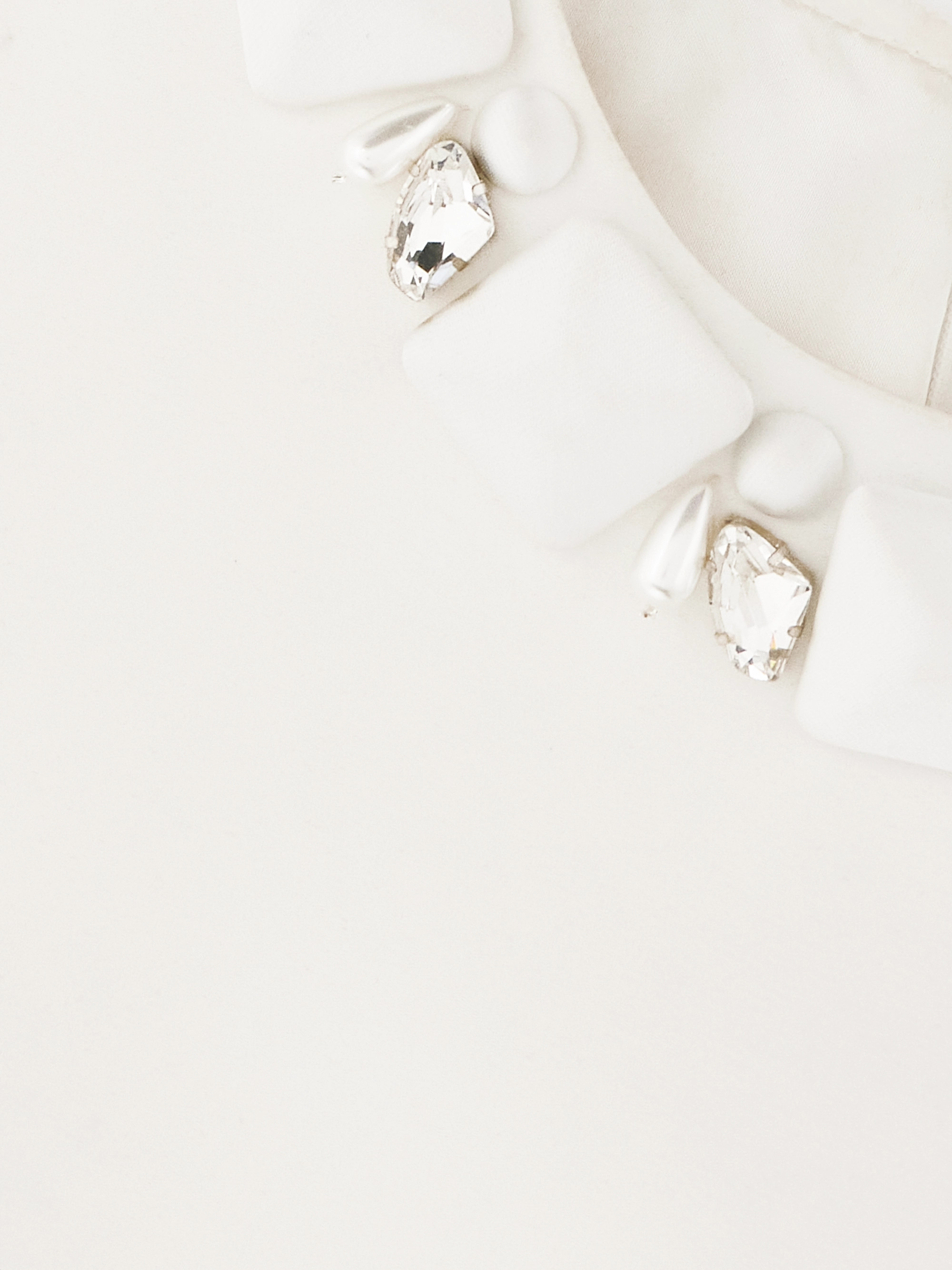 Versace Embellished satin mini dress