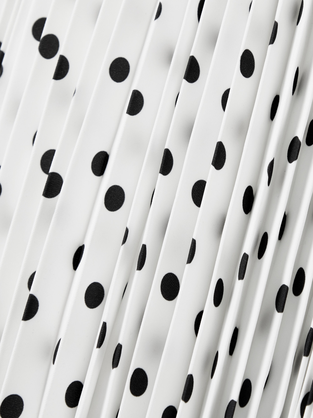 Balmain Ruffled Pleated Polka-dot Crepe Maxi Skirt In White