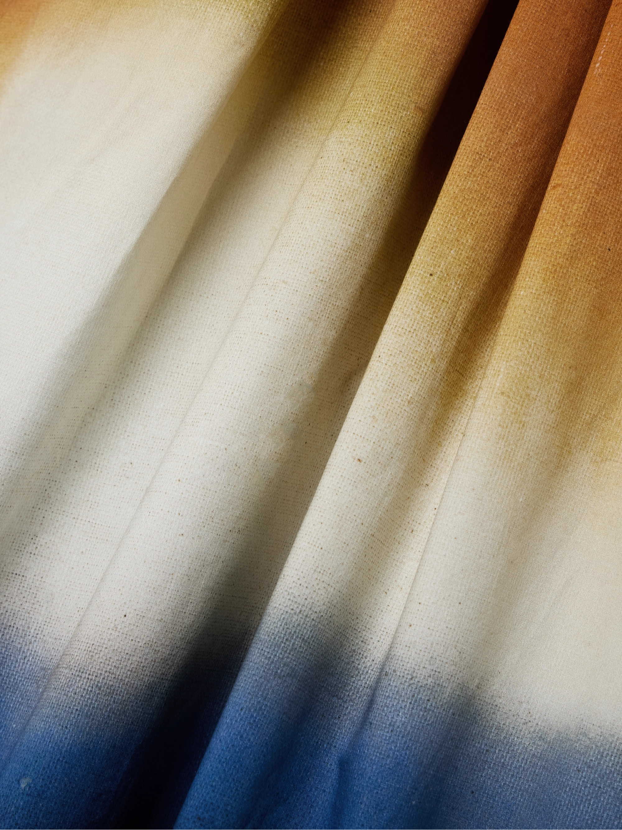 Oscar de la Renta Wrap-effect dégradé cotton-blend poplin midi dress thumbnail