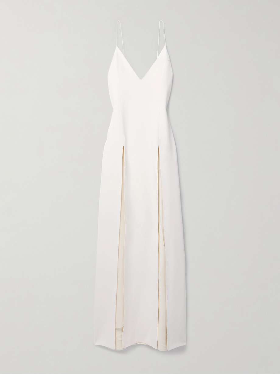 khaite sloan draped jersey dress Khaite Sloan Draped Maxi Dress