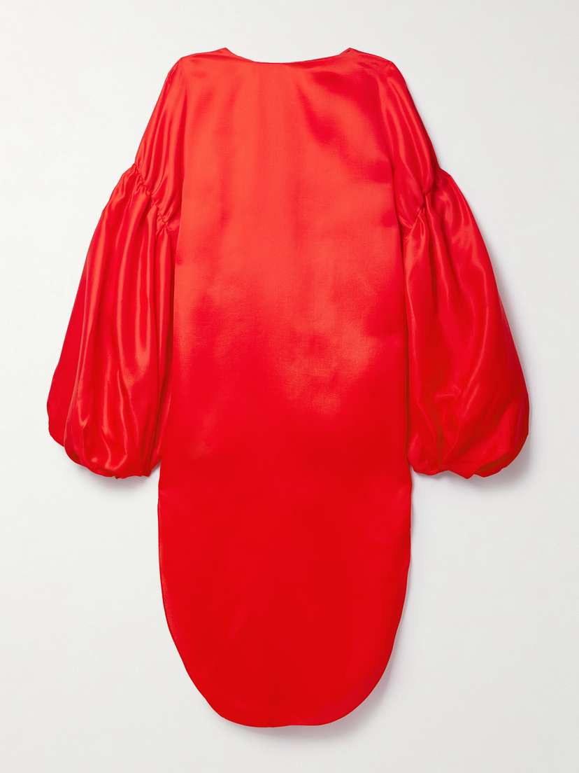 Khaite Zelma Silk Midi Dress