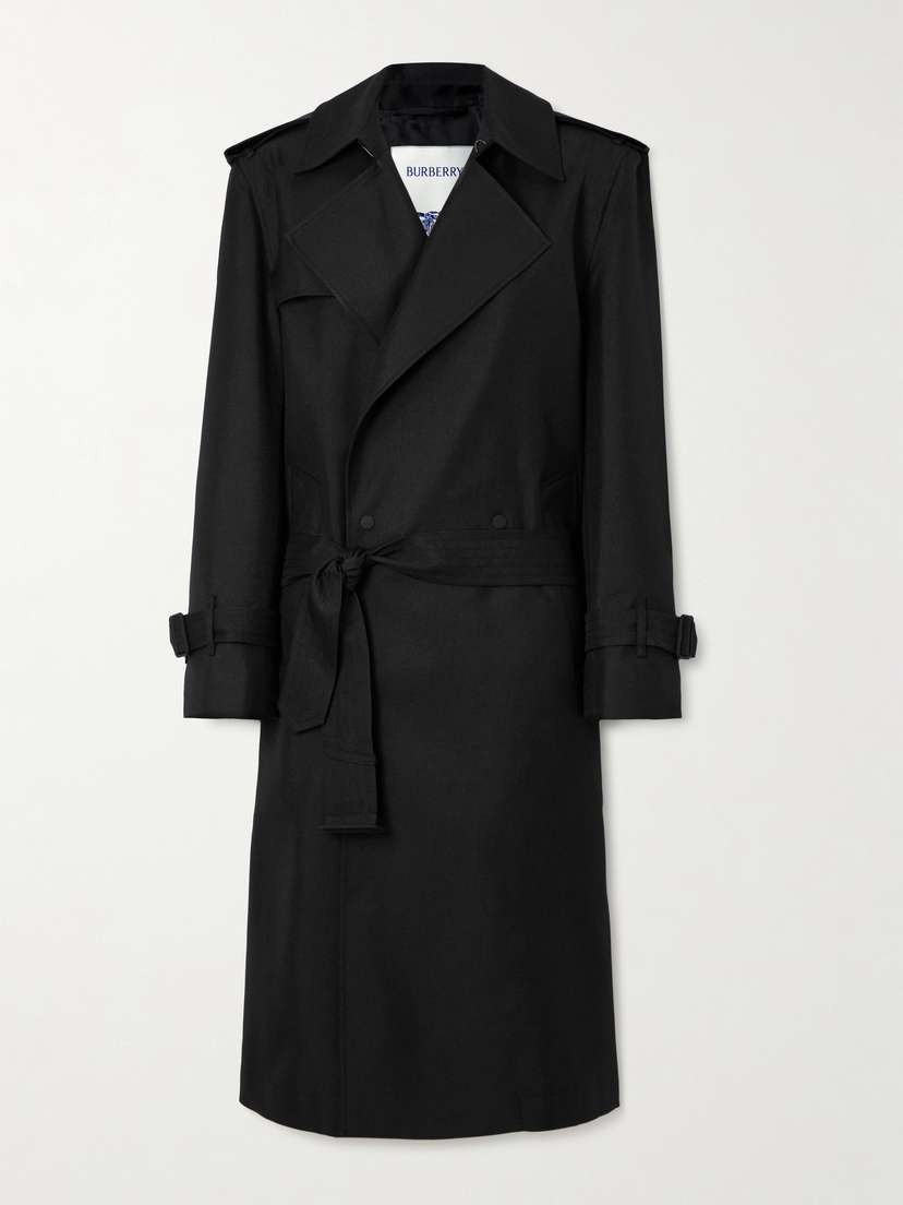 Burberry Silk-blend Twill Trench Coat
