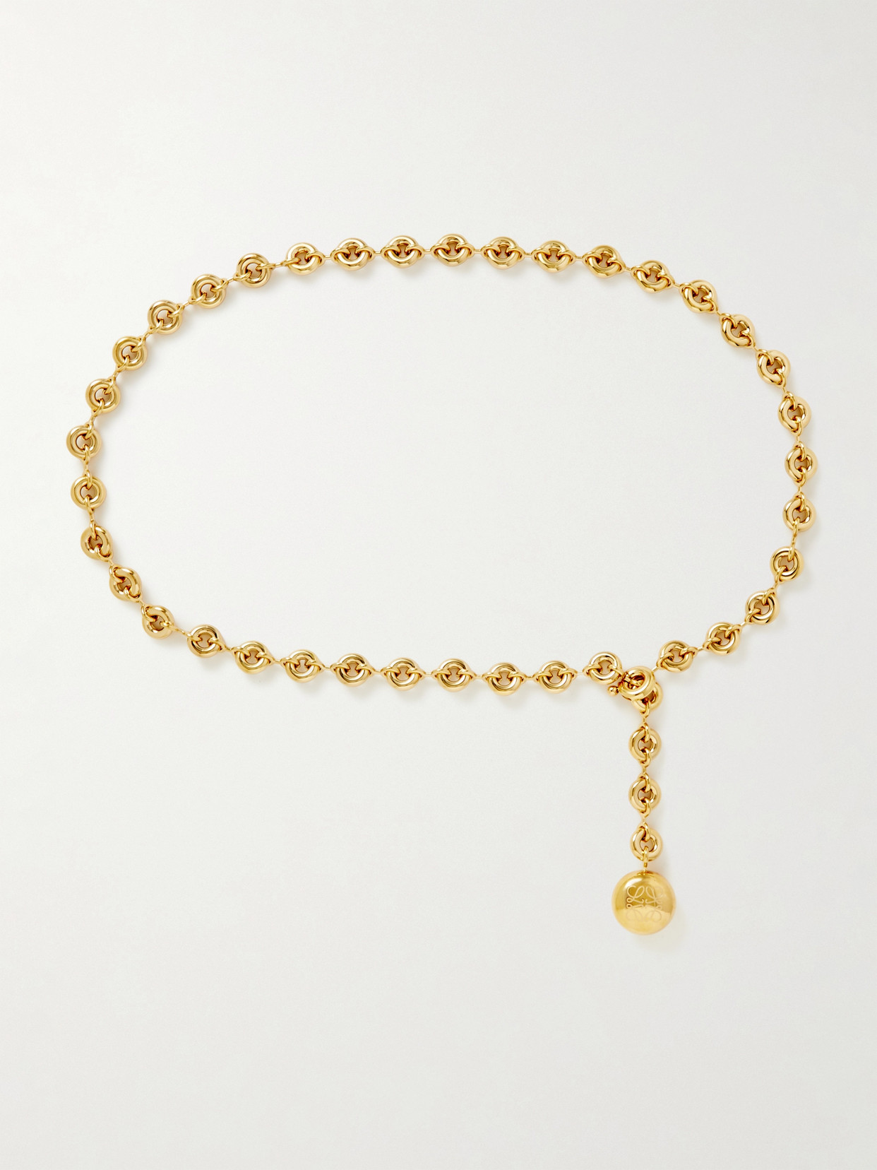 Loewe - Donut Gold-tone Chain Waist Belt - 75