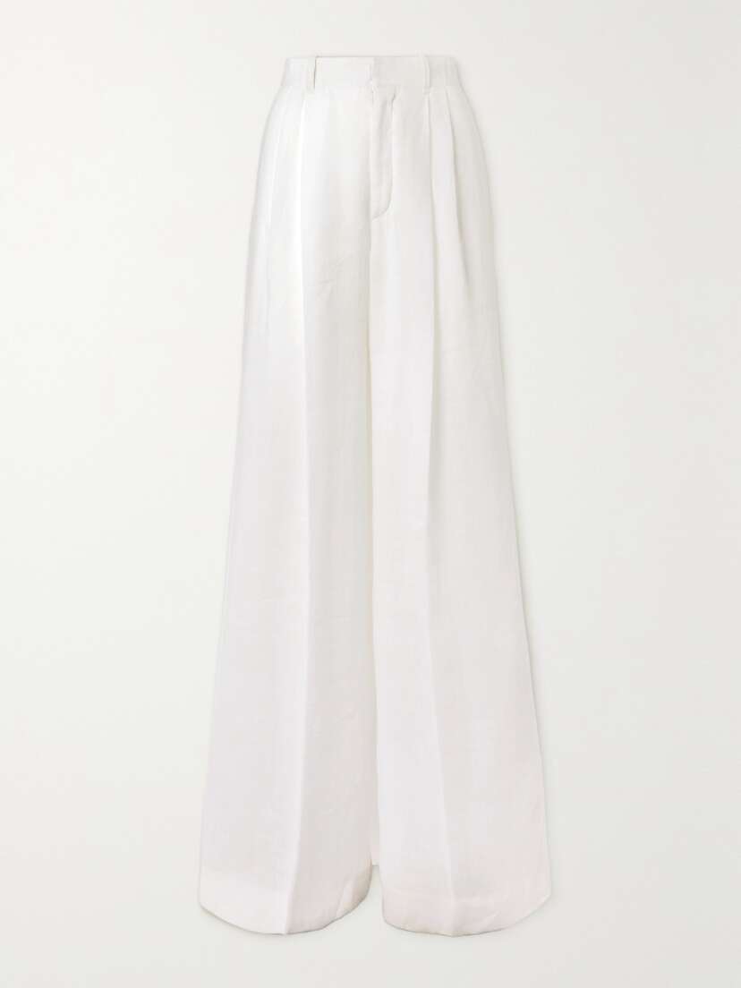 Chloé Ramie Wide-leg Pants