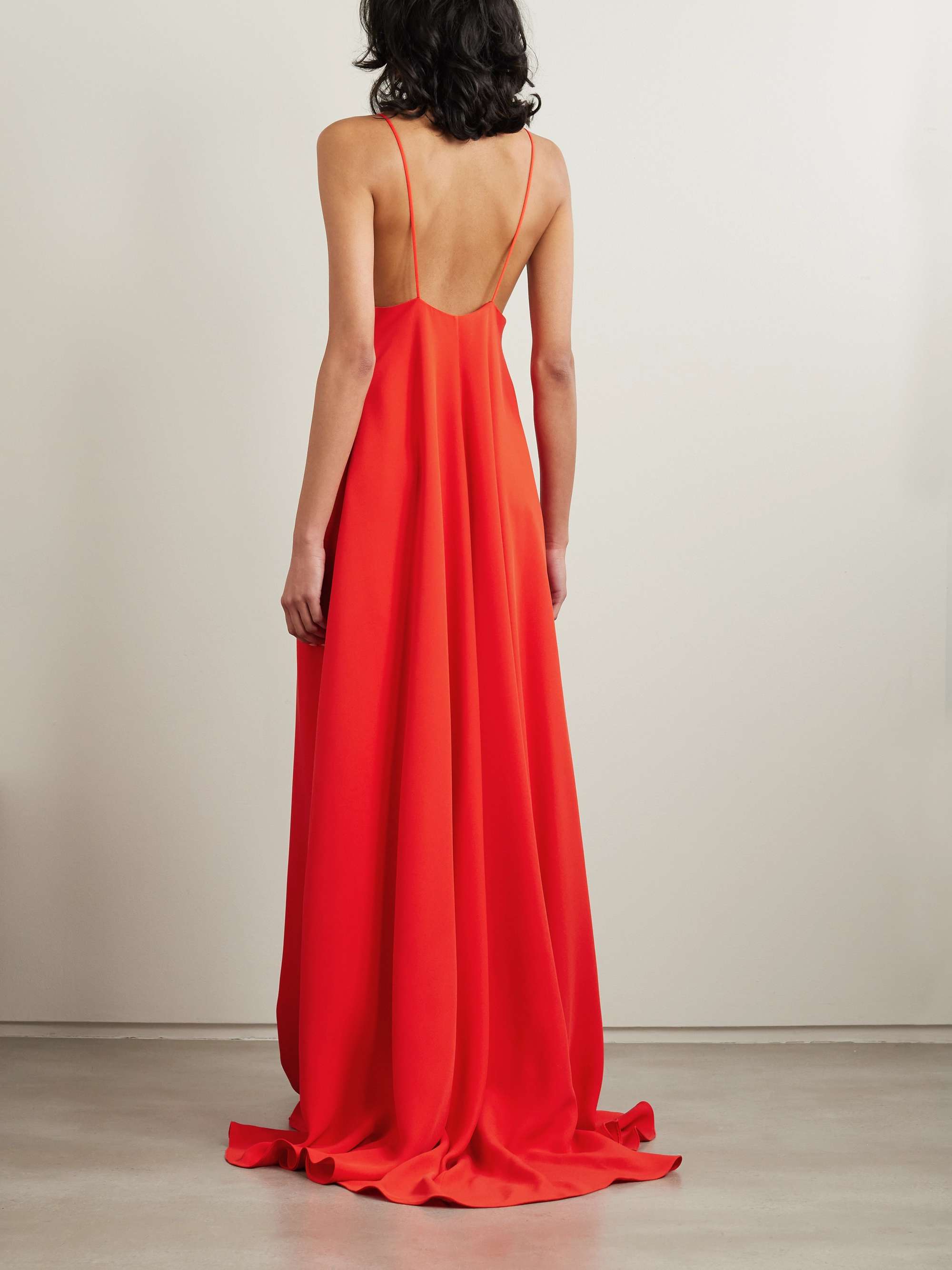 VALENTINO GARAVANI Silk-crepe gown | NET-A-PORTER