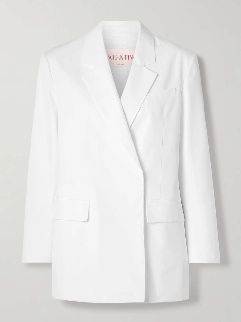Valentino Garavani Cotton-poplin Blazer