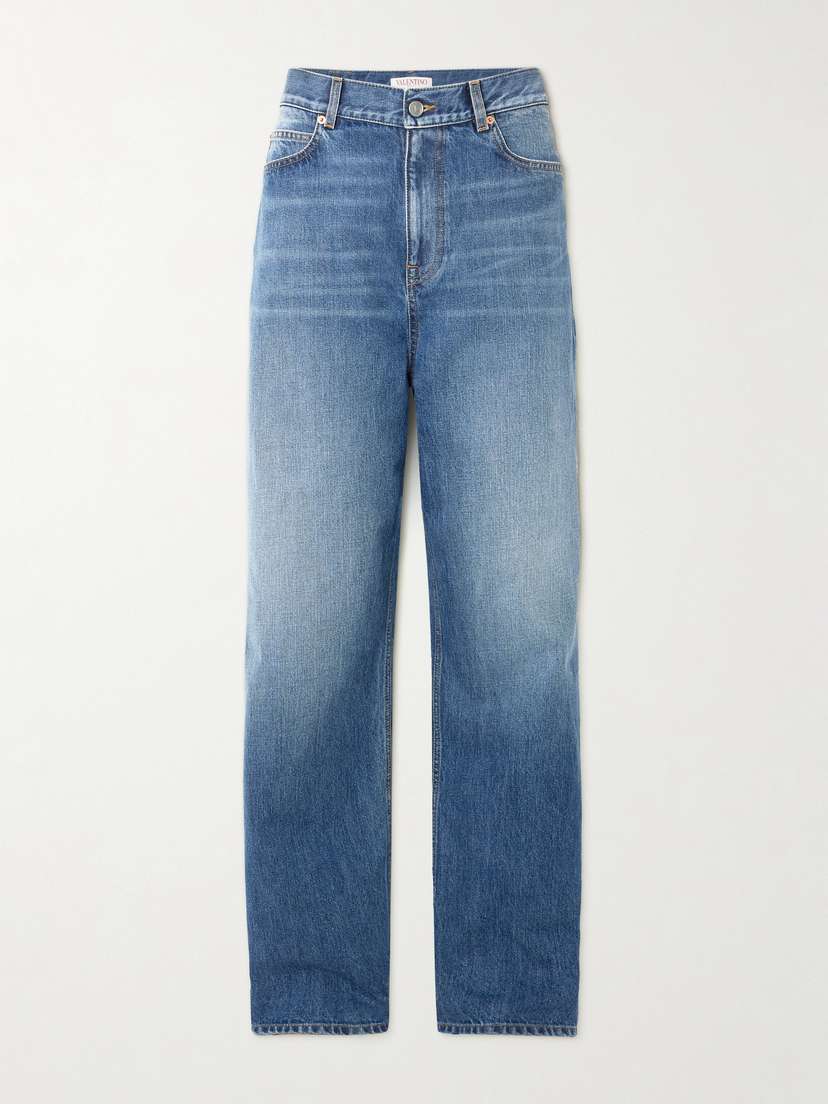 Valentino Garavani High-rise Wide-leg Jeans
