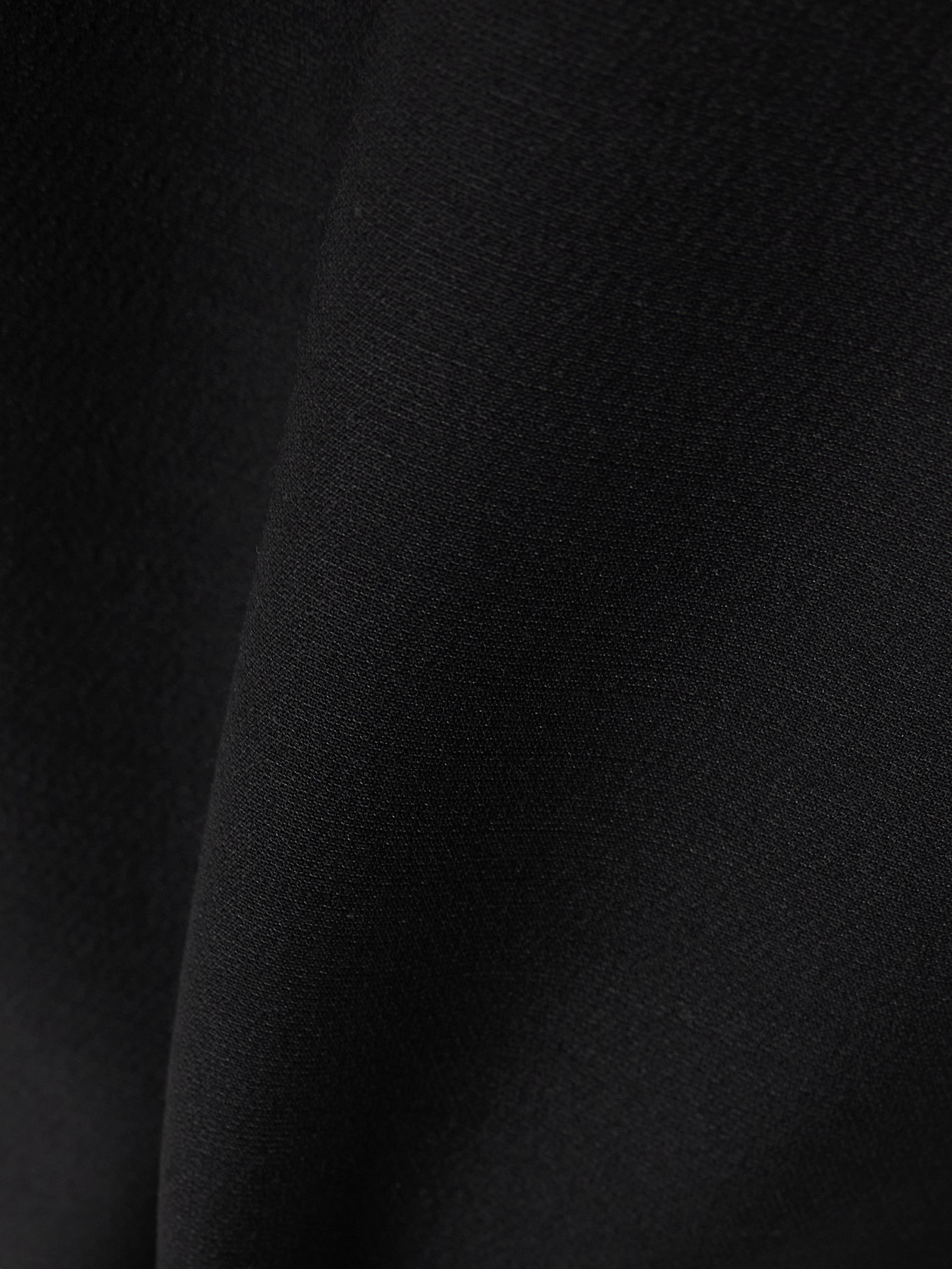 Valentino Embroidered Crepe Mini Dress In Black