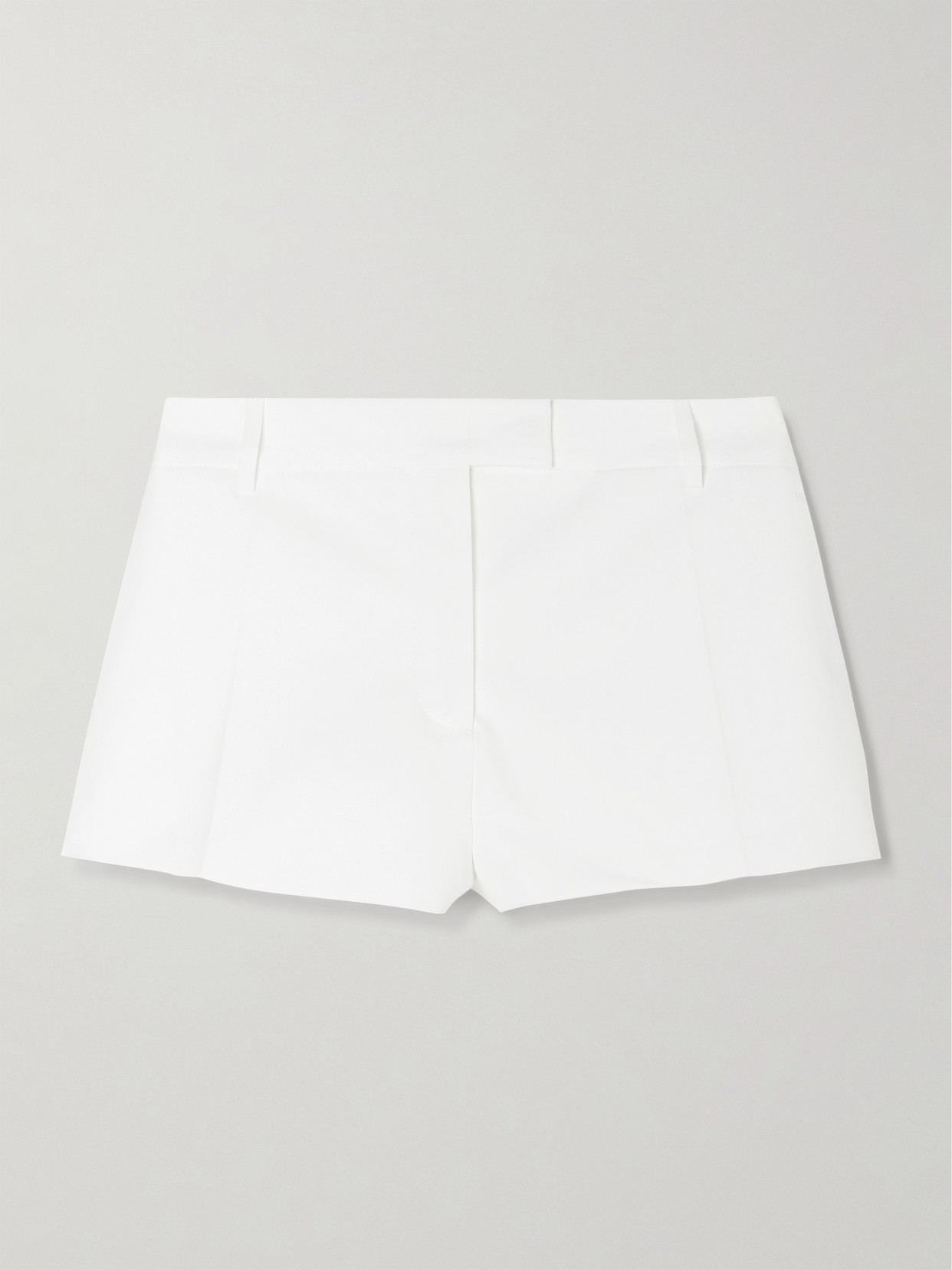 Valentino Cotton Shorts In White