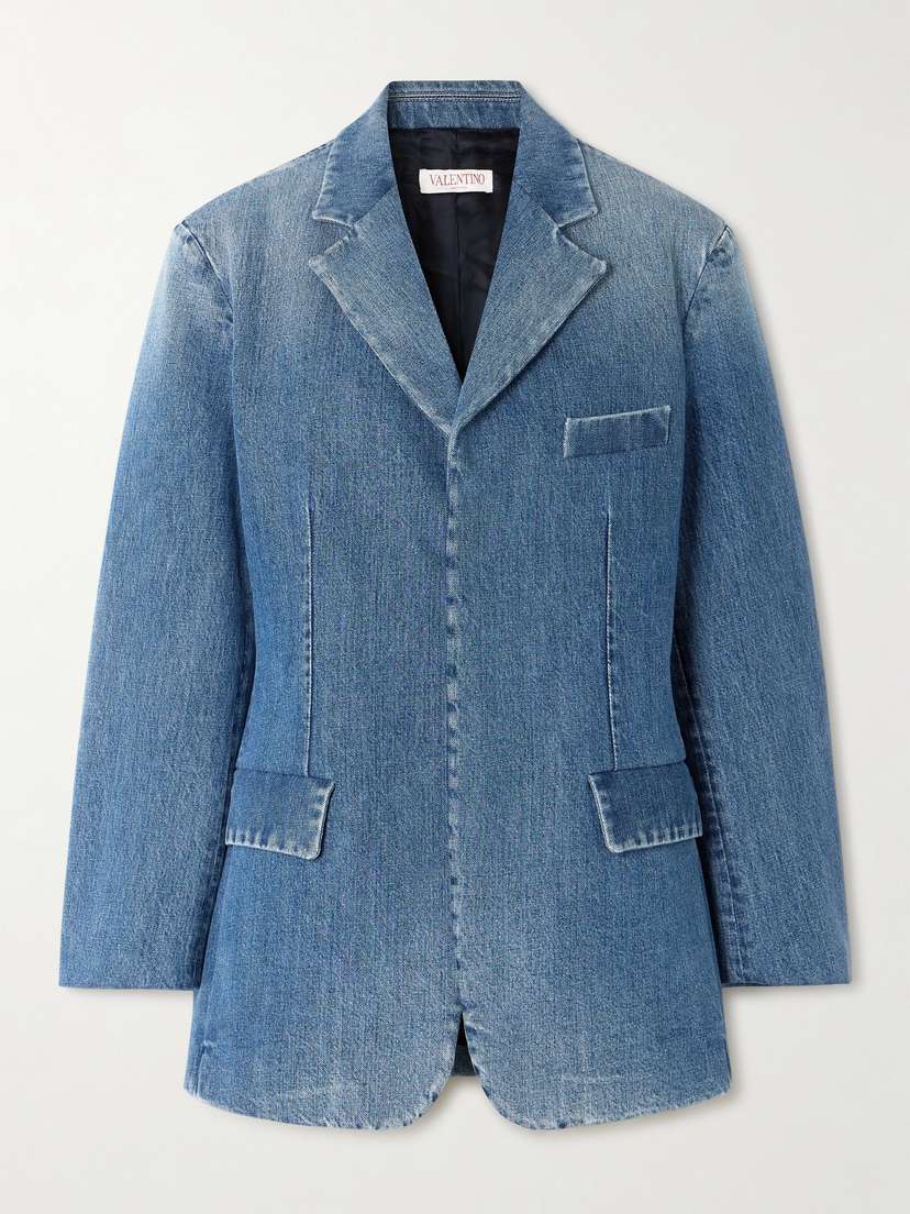 Valentino Garavani Oversized Denim Blazer