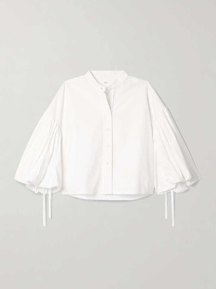 Co Oversized tton-poplin Top