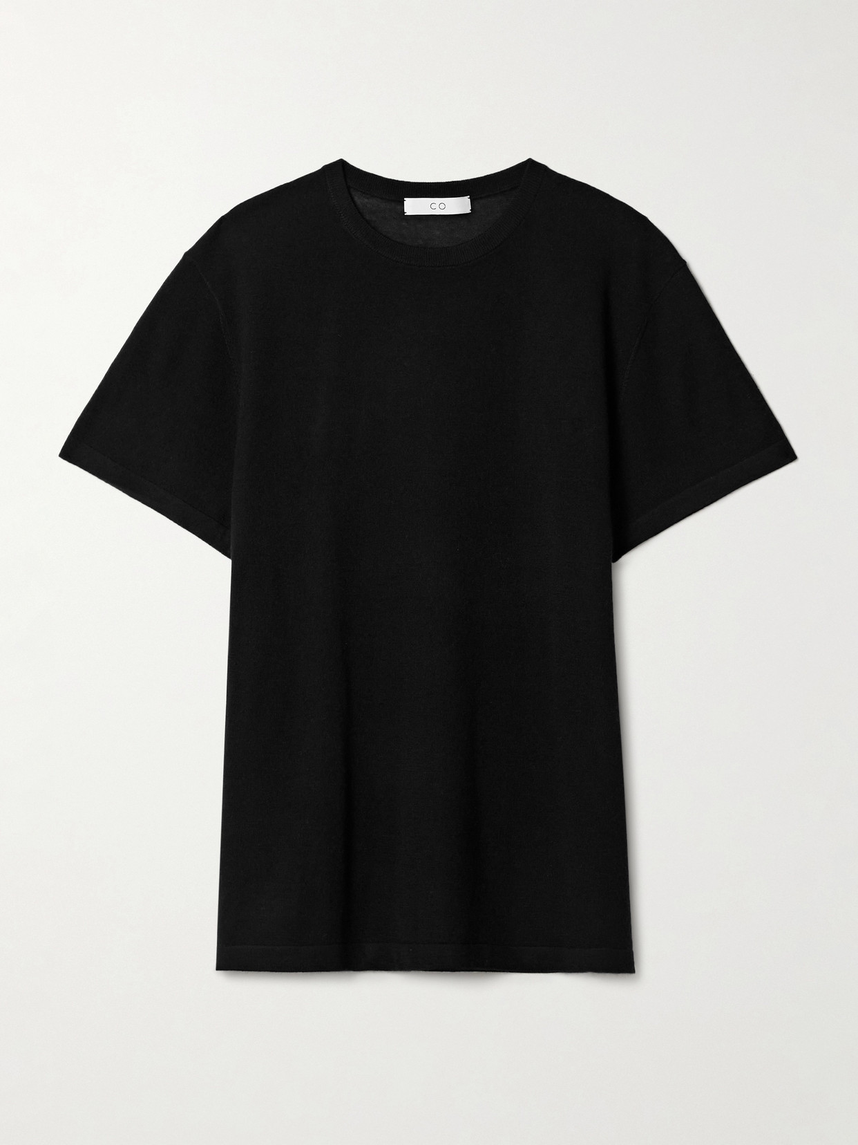 Co Cashmere T-shirt In Black