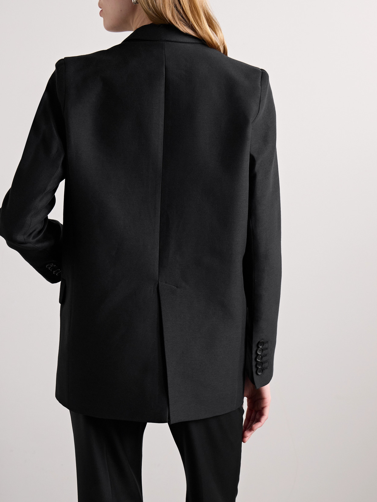 Beare Park Iris Wool Blazer In Black