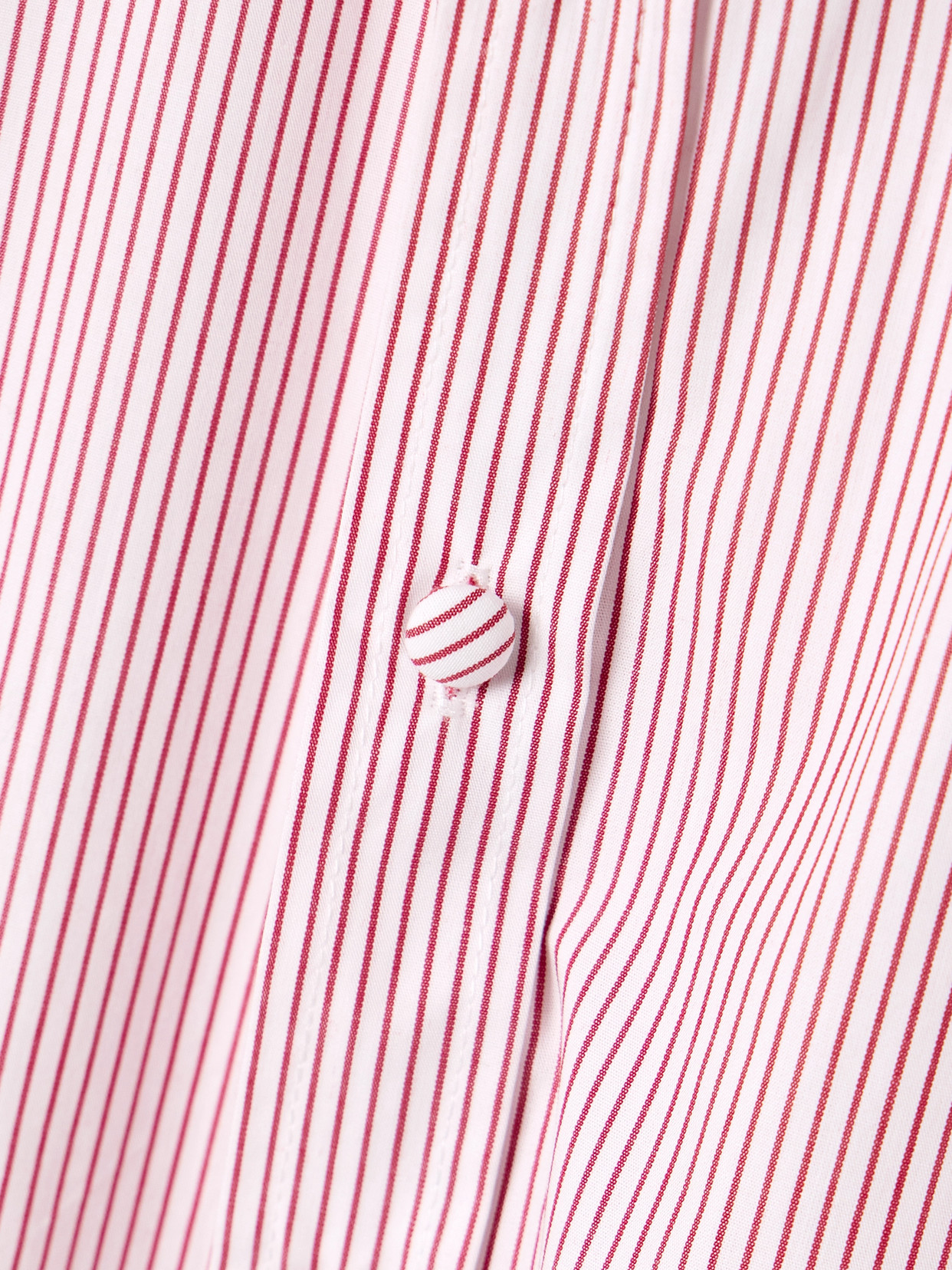 Beare Park Covet Oversized Striped Cotton Shirt In White
