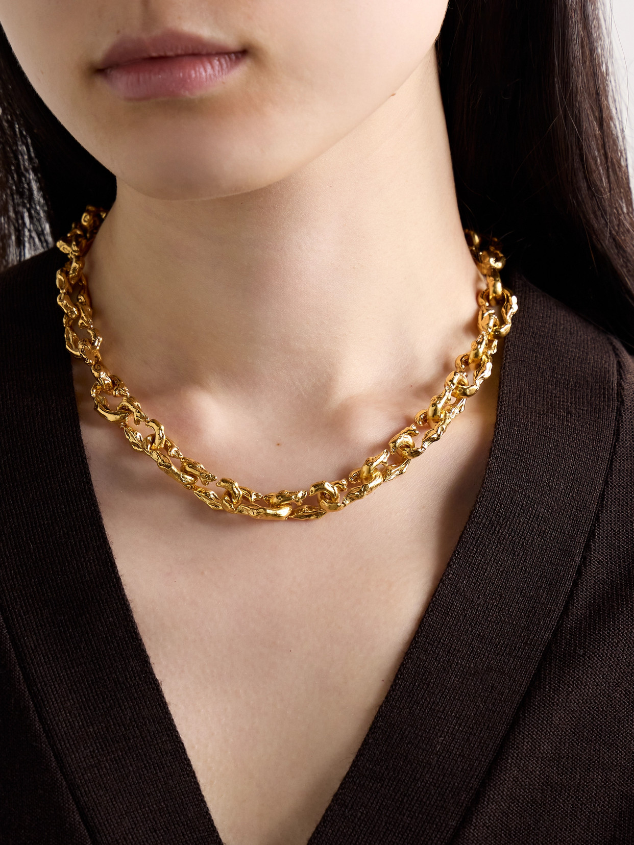 Alighieri The Selva Oscura Gold-plated Necklace In Gold