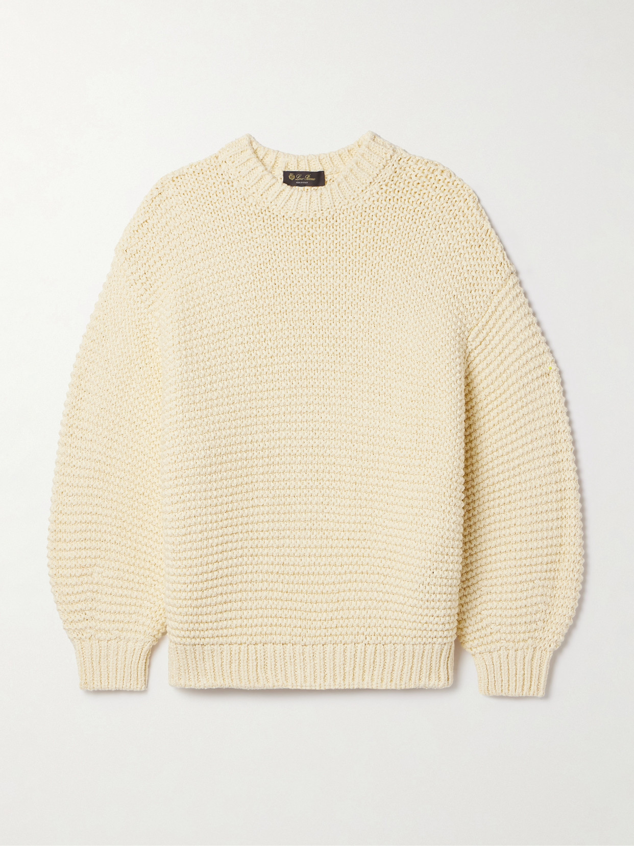 Loro Piana Cotton Sweater In White