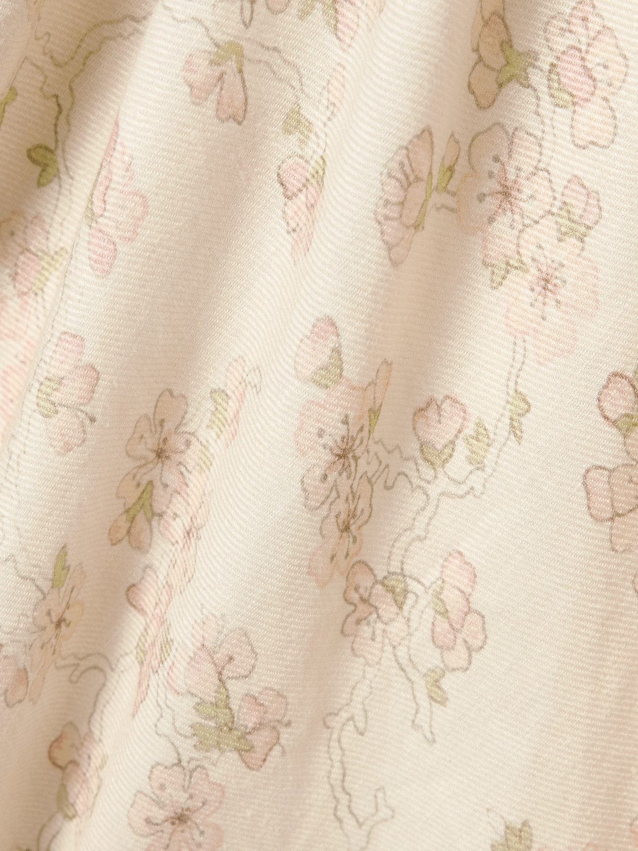 Loro Piana Belted Floral-print Linen And Cotton-blend Midi Dress In Pink