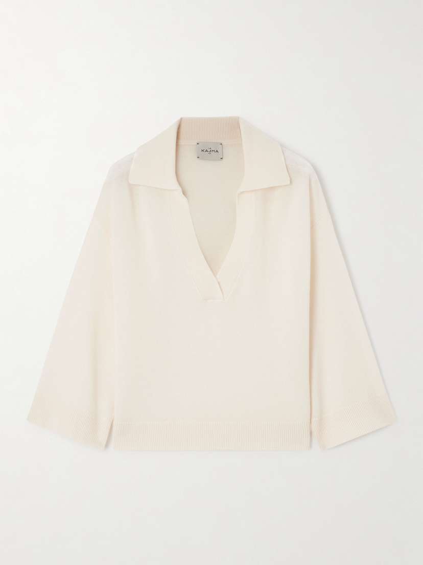 Le Kasha Bogra Organic Cashmere Polo Shirt