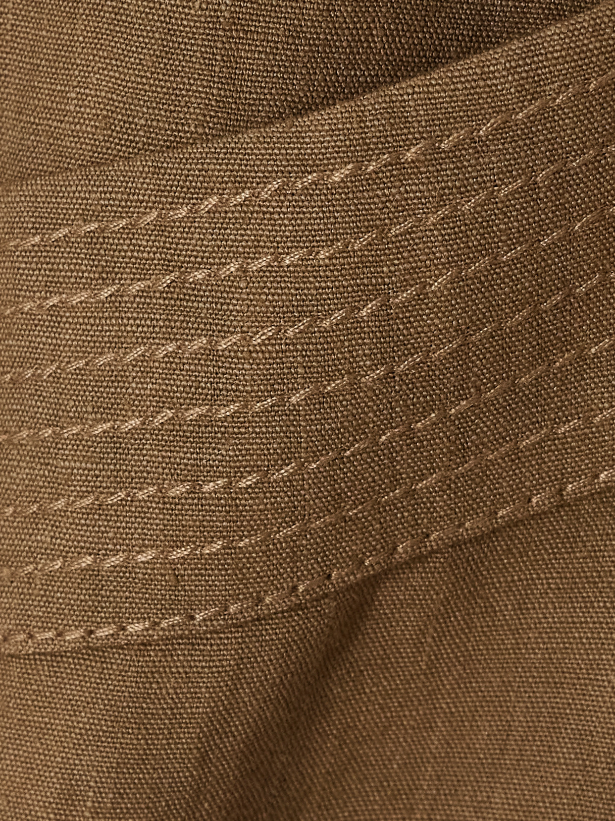 Le Kasha Ashraf Linen Shorts In Brown