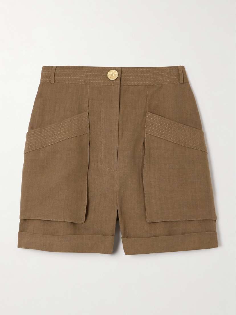 Le Kasha Ashraf Linen Shorts