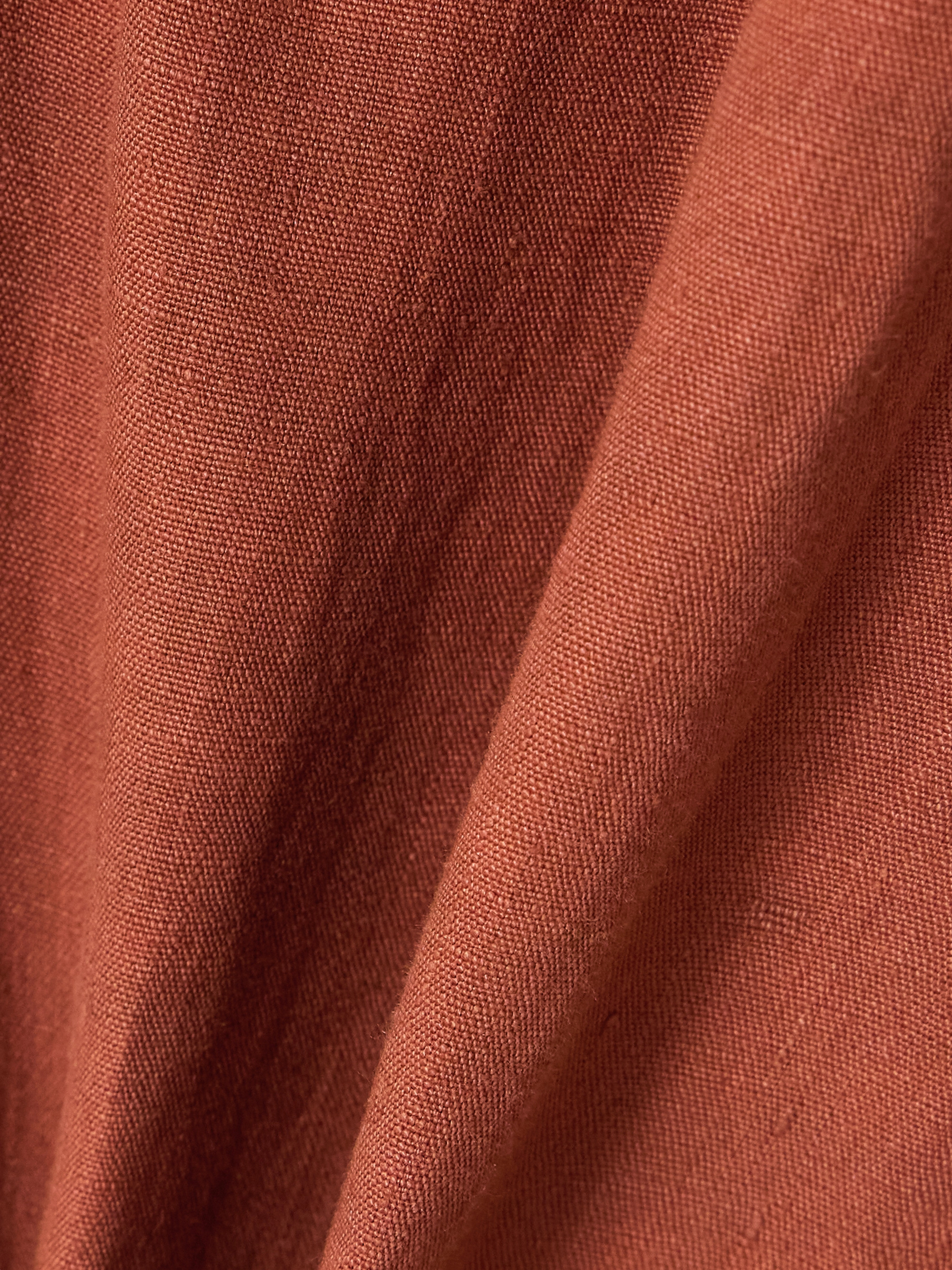 Le Kasha Jaouf cropped pleated organic linen straight-leg pants thumbnail