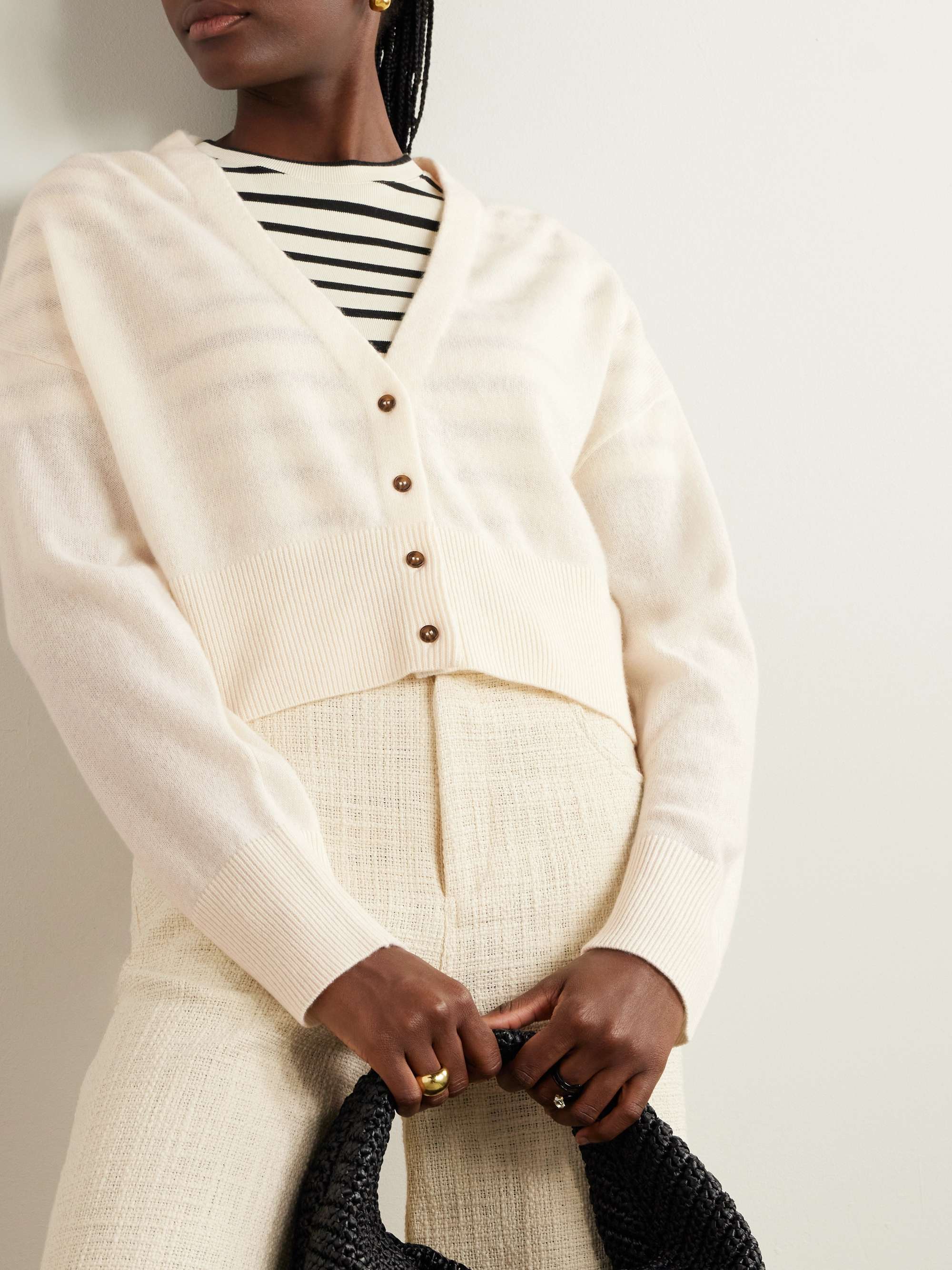 LE KASHA + NET SUSTAIN Sydney organic cashmere cardigan