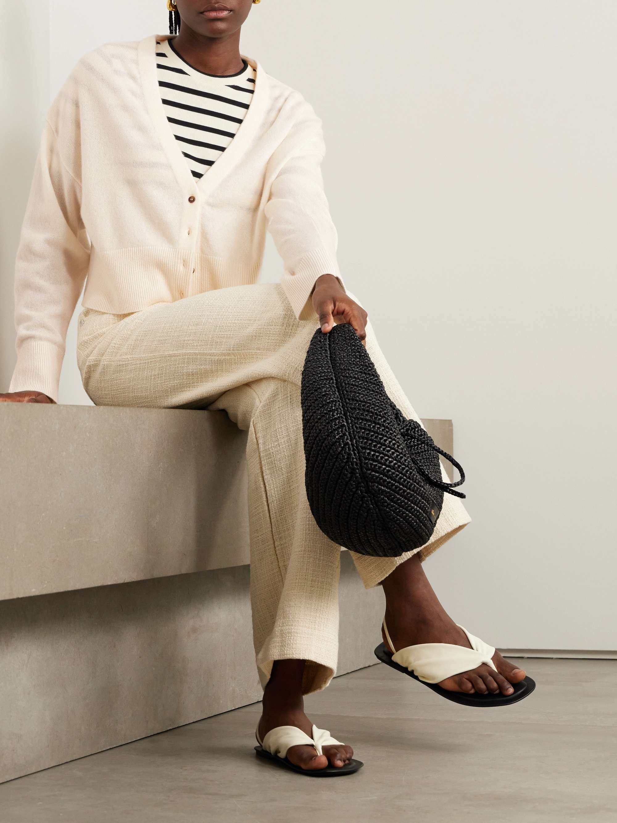 LE KASHA + NET SUSTAIN Sydney organic cashmere cardigan