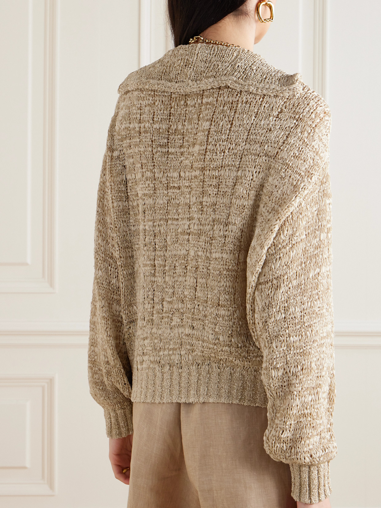 Open-Knit Sweater