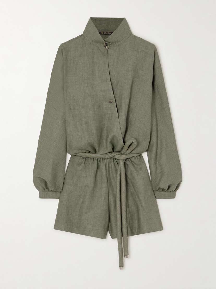 Loro Piana Linen Playsuit