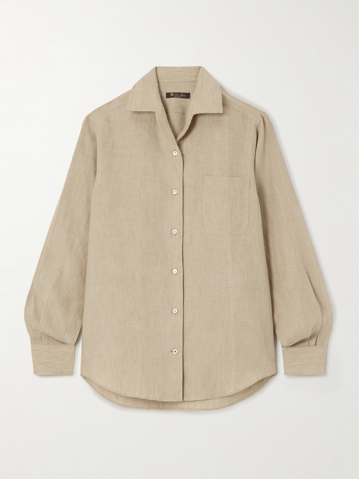 Loro Piana Linen Shirt In Neutrals