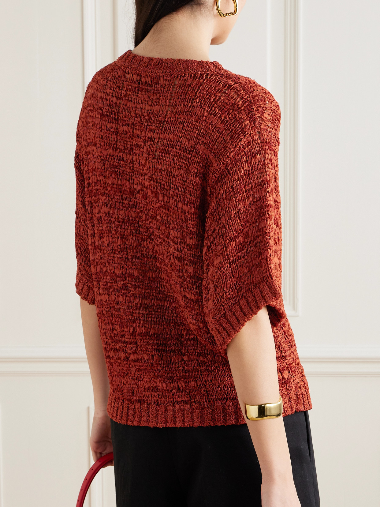 Open-Knit Top